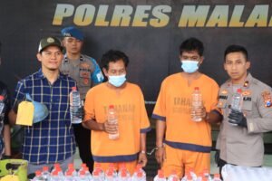 Home Industry Miras (Trobas), berhasil Di Bongkar Pihak Kepolisian, 260 Liter Miras Siap Edar Disita