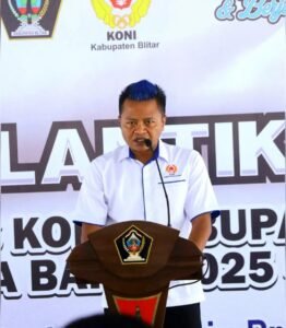 Wakil Bupati Blitar Resmi Jabat Ketua Umum KONI, Siap Majukan Prestasi Olahraga Daerah