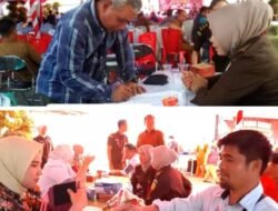 Peringati Hari Lahir Adhyaksa ke-80, Humas PT KMH Asrori Ilham dan peno Ikut Donor Darah