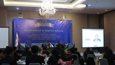 DPN Peradi Lantik Pengurus DPC Peradi Kabupaten Malang Periode 2025-2029