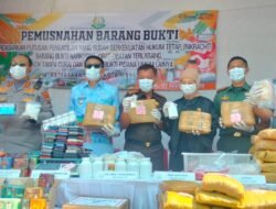 Kejari Kota Malang Musnahkan Ribuan Barang Bukti, Komitmen Perang Terhadap Narkoba dan Rokok Ilegal