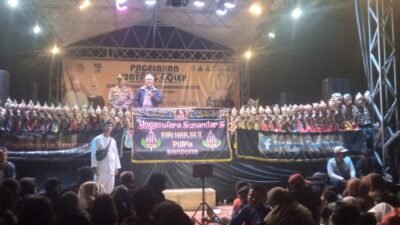 ‎Semarak pagelaran wayang golek sukseskan acara Milangkala desa Cipatat