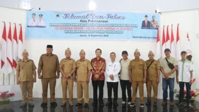 37 Orang Kepala Desa Resmi Di Perpanjang Jabatan Oleh Bupati Nias Utara