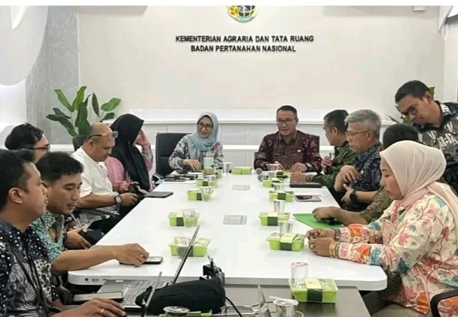 Wako Alfin Sambangi Kementerian ATR / BPN, Perjuangkan Kota Sungai Penuh Jadi Pusat Kegiatan Wilayah