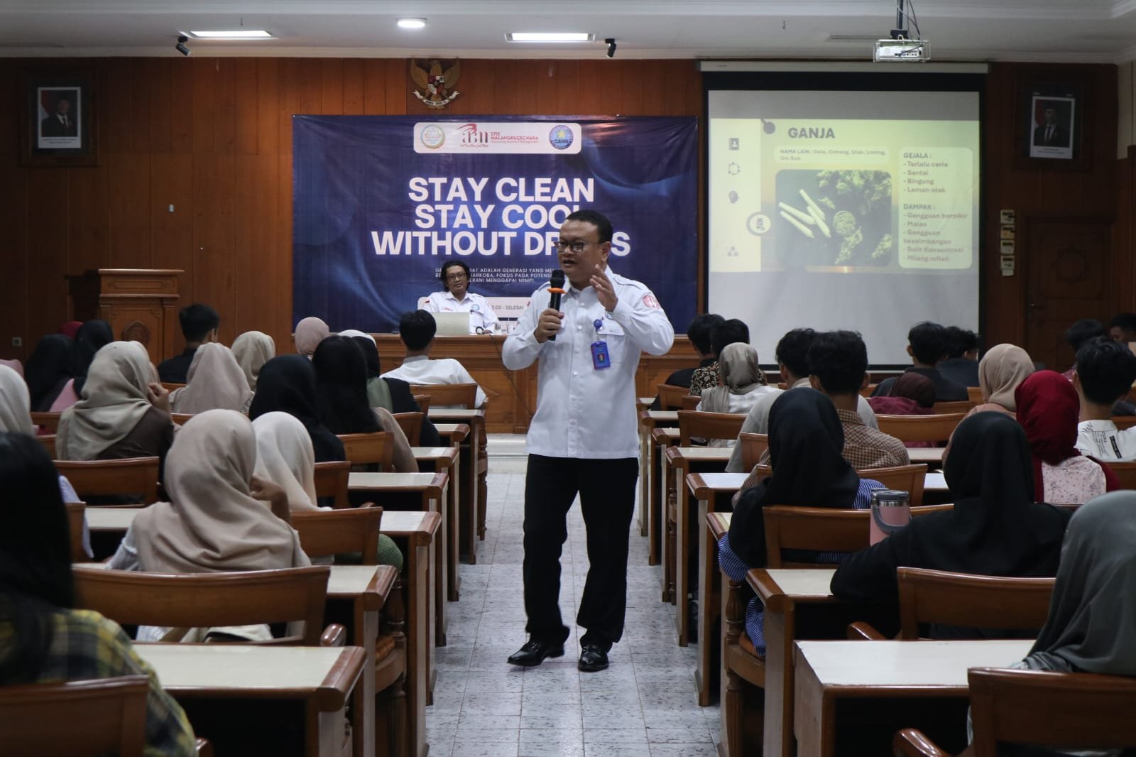 “Stay Clean, Stay Cool”, Kampus ABM Bareng GANN Lawan Narkoba