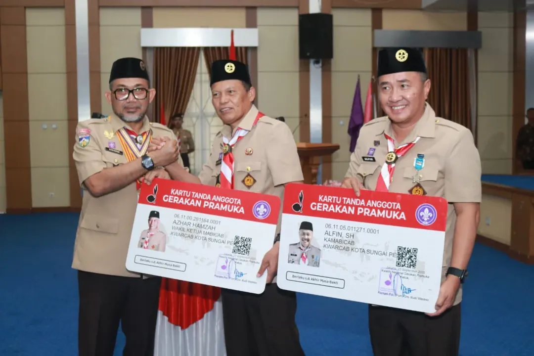 Pelantikan Ketua dan Wakil Ketua Mabicab & DKC Pramuka, Dorong Sinergi Pemuda dan Pemerintah
