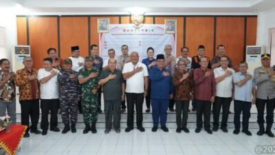 Doa Lintas Agama se-Kepulauan Nias Teguhkan Komitmen Tolak Anarkisme, Bupati Nias Utara Hadir Bersama Forkada
