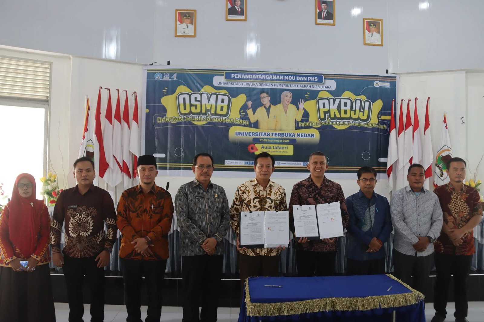 Pemerintah Kabupaten Nias Utara Laksanakan MOU Dan PKS Dengan Universitas Terbuka