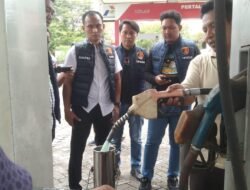 Diskopumdag Bersama Polres Bangkalan Lakukan Sidak ke SPBU, Pastikan Kualitas Bahan Bakar Aman