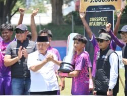 Bupati Malang Tutup Final Piala Kapolres Malang 2025, “Ajang Ini Lahirkan Bibit Muda Sepak Bola,” ucap Sanusi.