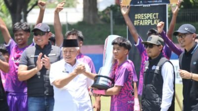 Bupati Malang Tutup Final Piala Kapolres Malang 2025, "Ajang Ini Lahirkan Bibit Muda Sepak Bola," ucap Sanusi.