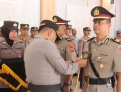 Serah Terima Jabatan Kabagops Polres Kerinci Berlangsung Khidmat di Aula Tathya Dharaka