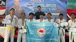 Taekwondo ITN Malang Borong 7 Medali di Kejuaraan Danlanud Iswahjudi Cup 2025