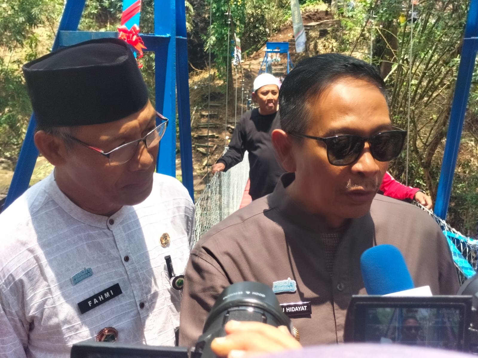 Jembatan Gantung Di Resmikan, Walikota Malang bersama Vertical rescue dan PSMTI menyambung dua wilayah