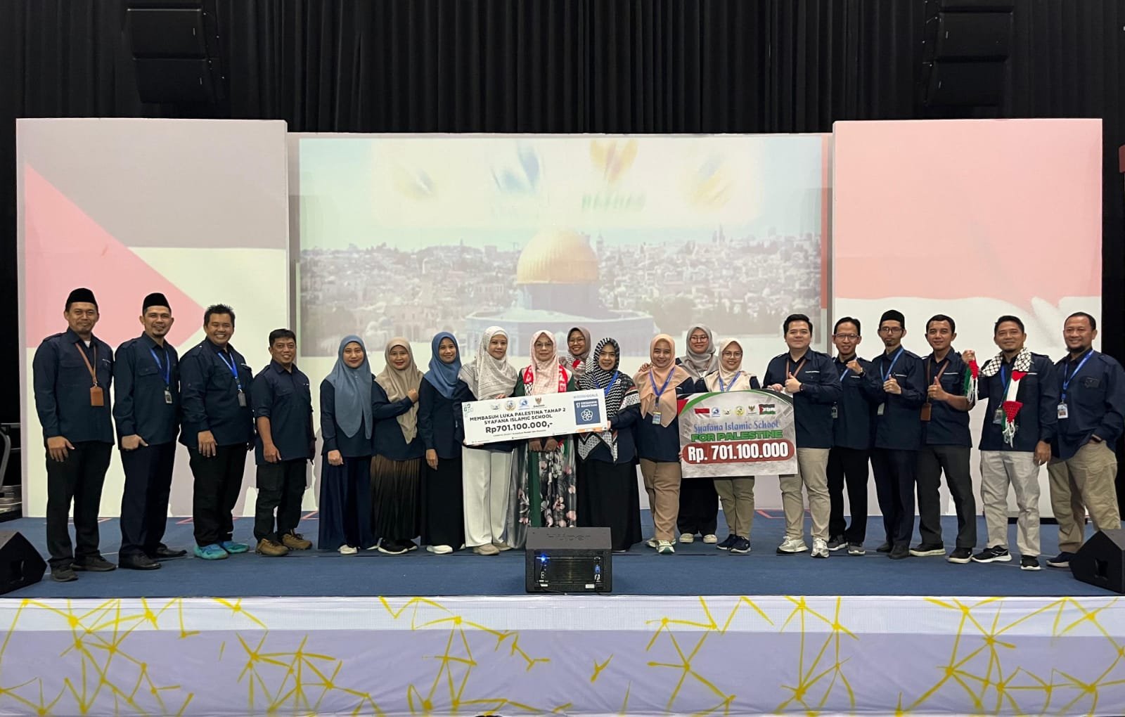 Syafana Islamic School Salurkan Bantuan Kemanusiaan Rp701.100.000 untuk Palestina