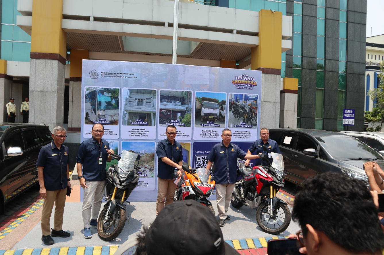 DJP Kanwil Jatim II Jadi Tuan Rumah Lelang Serentak 2025, Dorong Optimalisasi Penerimaan Negara