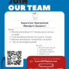 Supervisor Operasional(Mandarin Speaker) YAN TY TY GROUP IS HIRING
