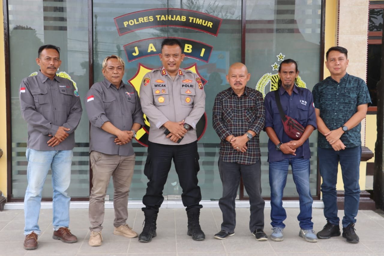 IWO Audiensi dengan Kapolres Tanjabtim, Bahas Narkoba, Judi Online hingga Tipikor