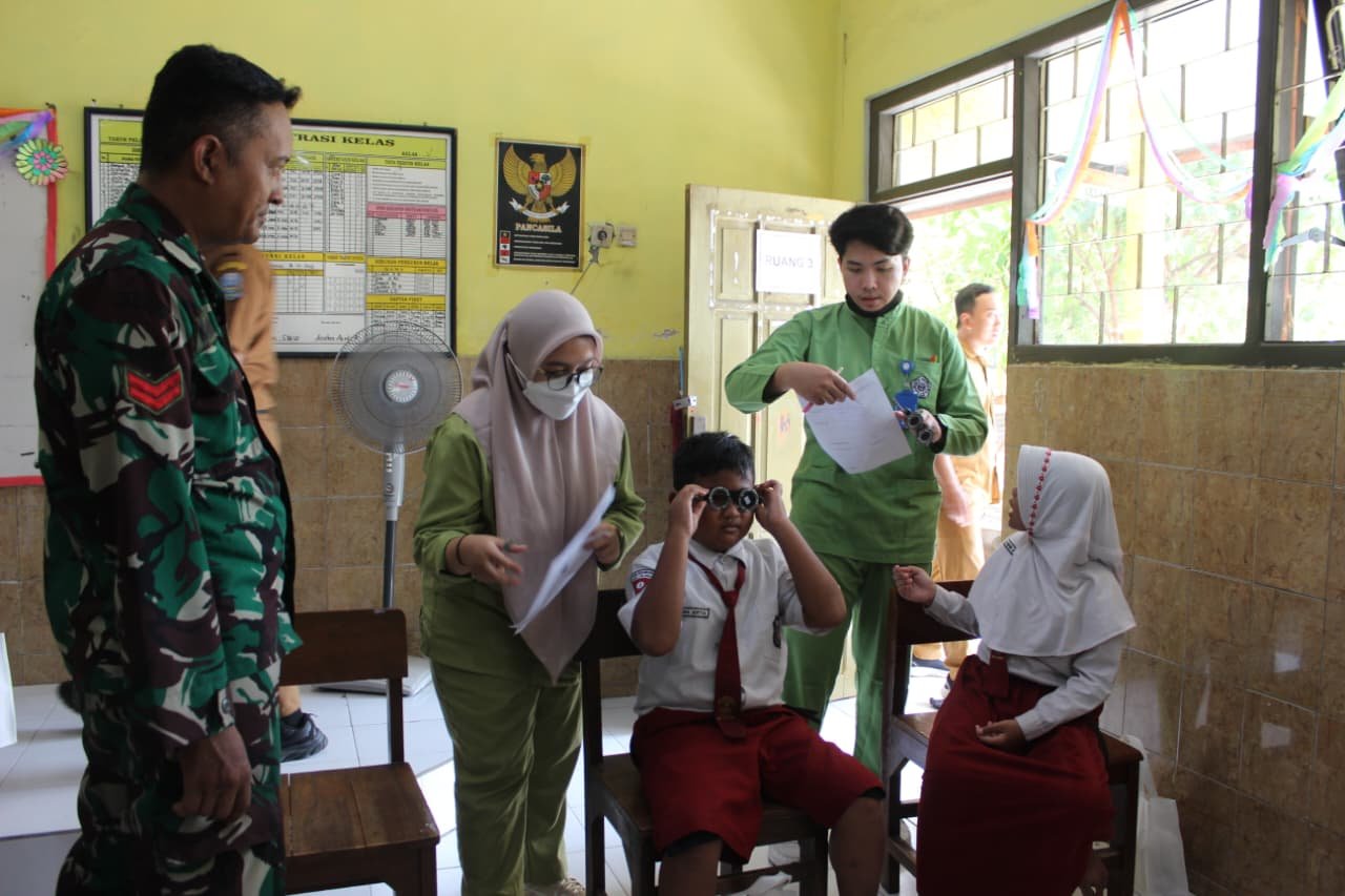 Peduli Anak Sekolah, TMMD Kodim 0816/Sidoarjo Tanamkan Pentingnya Hidup Sehat Sejak Dini