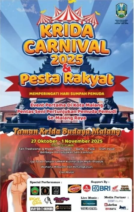 Resmi Di buka Krida Carnival 2025 TKBJ, Dalam Peringatan Hari Sumpah Pemuda