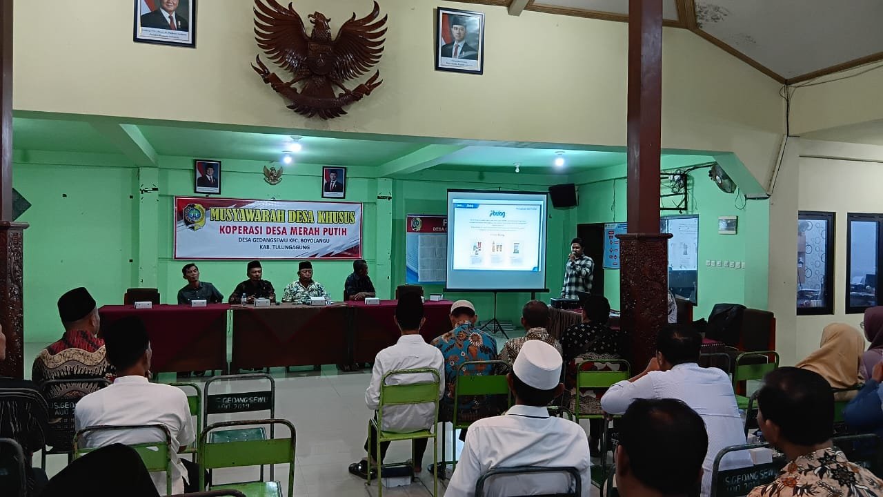 Musdesus Gedangsewu Bahas Keberlanjutan Koperasi Desa Merah Putih