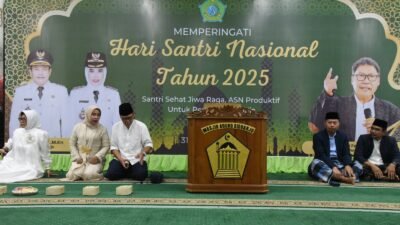 Wabup Sidoarjo dan Ribuan ASN Gelar Tabligh Akbar di Masjid Agung, Peringati Hari Santri 2025