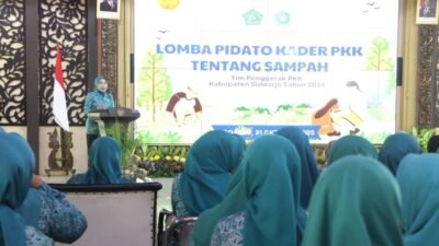 TP PKK Sidoarjo Dorong Gerakan Cinta Lingkungan, Gelar Lomba Pidato dan Sosialisasi Strategi Pengelolaan Sampah Rumah Tangga