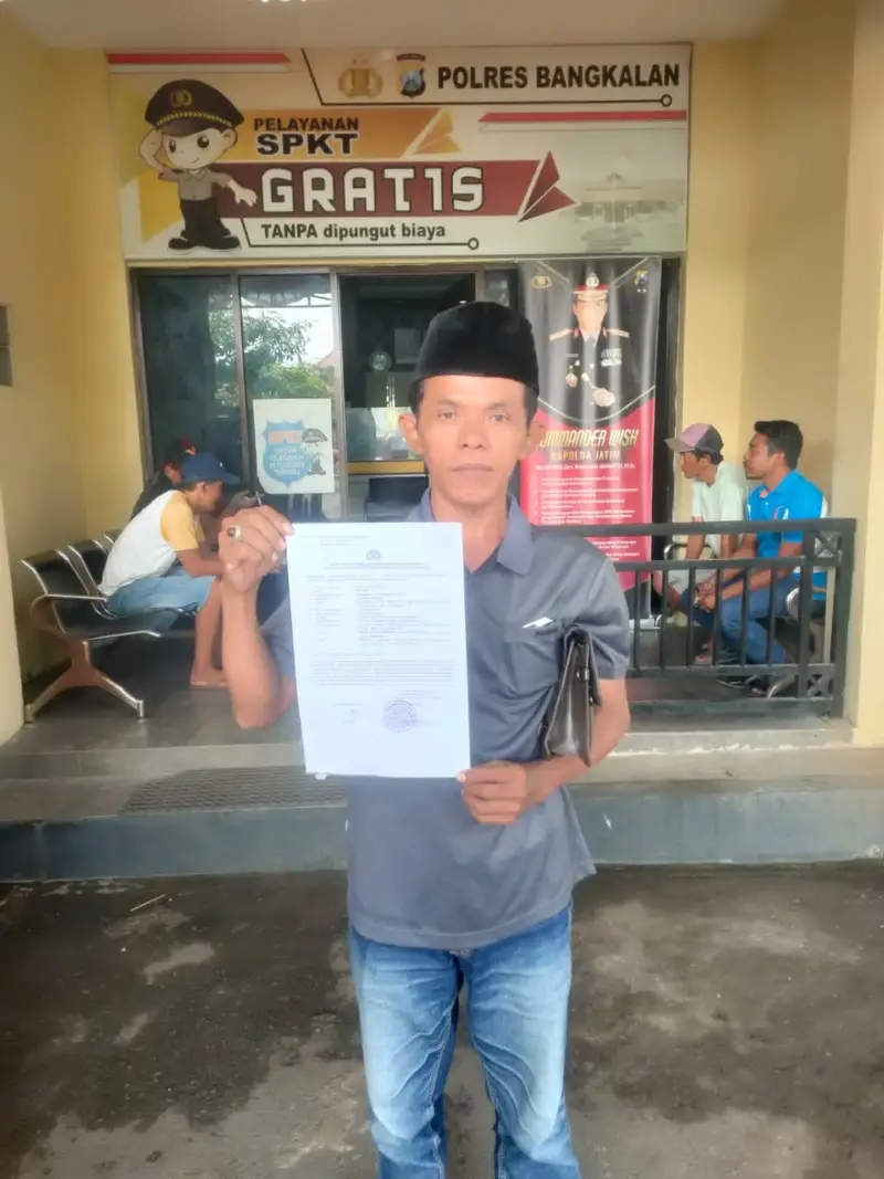 Oknum Anggota DPRD Bangkalan Dilaporkan ke Polres Bangkalan atas Dugaan Penipuan