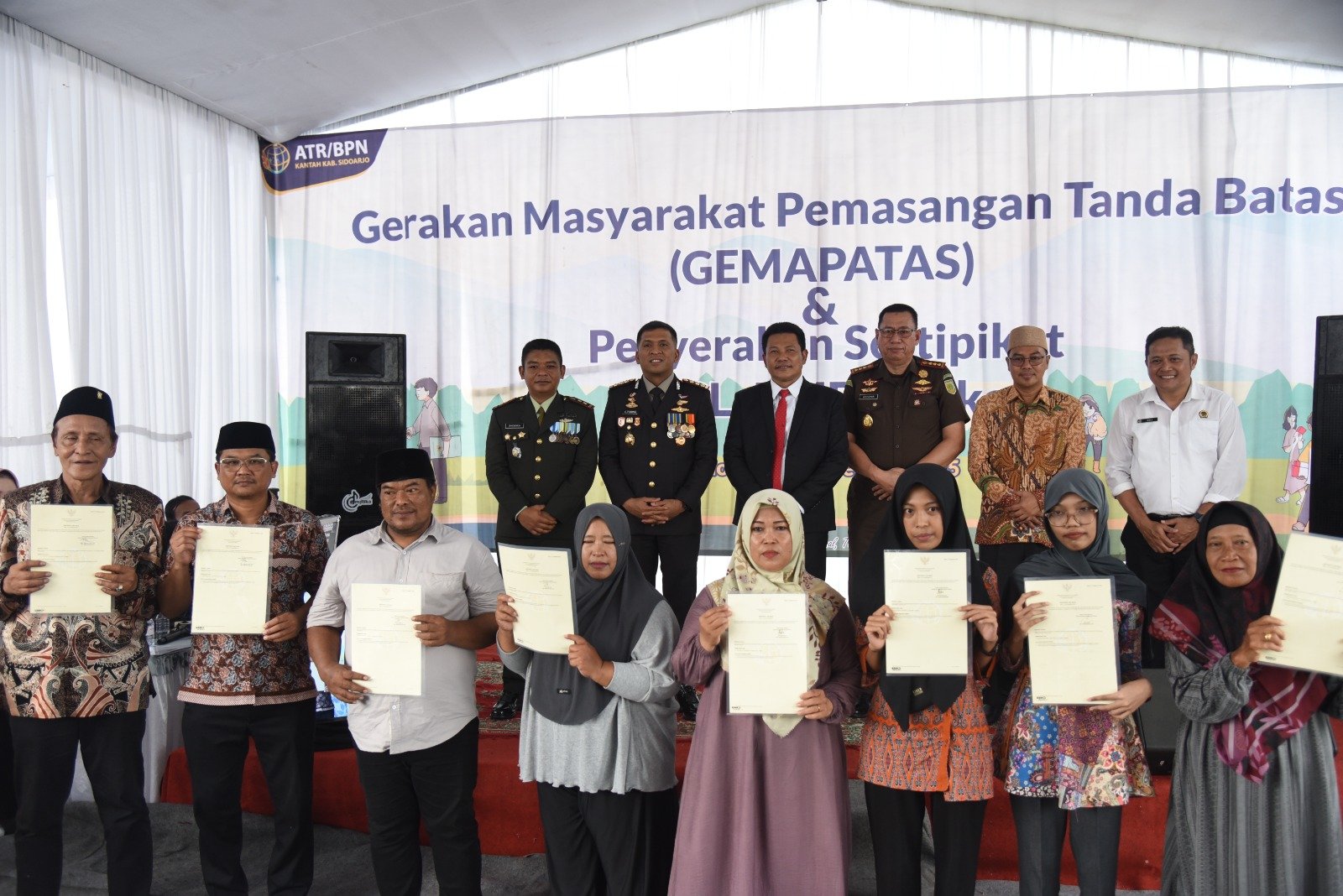 Bupati Sidoarjo Ajak Warga Tertibkan Aset Tanah lewat GEMAPATAS dan PTSL