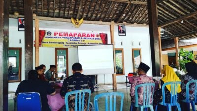 Anggaran Disesuaikan, Pembangunan Desa Sumberagung Bergerak Terukur dan Terarah