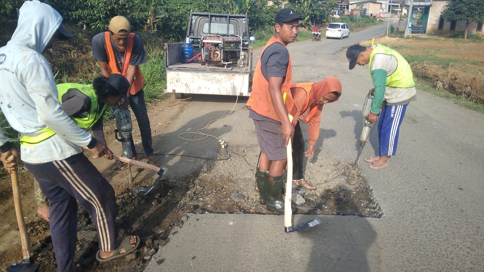 Keluhan Warga Gunungtiga Terjawab, BMBK Lampung Tepati Janji