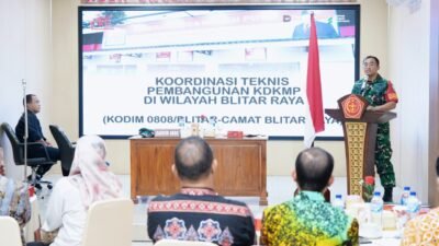 Dandim 0808 Tekankan Sinergi Wilayah untuk Penguatan Ekonomi Kerakyatan Desa