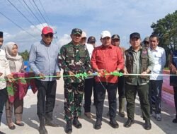 Bupati Banyuasin Resmikan Jalan Penghubung Desa Bintaran