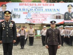 Wakapolresta Pati Pimpin Upacara Hari Pahlawan 2025, Jadikan Semangat Perjuangan Sebagai Etos Kerja