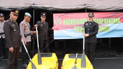 Polres Tanggamus Dirikan Posko Siaga Bencana, 91 Personel Disiagakan 24 Jam