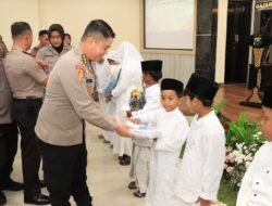 Serdik Sespimma Polri Angkatan 74 Gelar Bakti Sosial dan Santunan Anak Yatim di Polres Malang