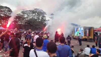 Polres Malang Gelar Nobar Arema vs Persebaya di Kanjuruhan, Arema Tahan Persebaya 1-1