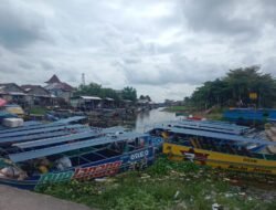 Suasana Pelabuhan dan Terminal Bus Tulung Selapan OKI Mulai Normal