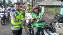 Satlantas Polres Malang Gencarkan Edukasi, Dalam Operasi Zebra Semeru 2025