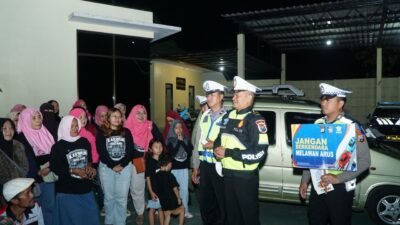 Satlantas Polres Malang Gelar ‘Zebra Night Run 2025’, Edukasi Bareng Komunitas Otomotif