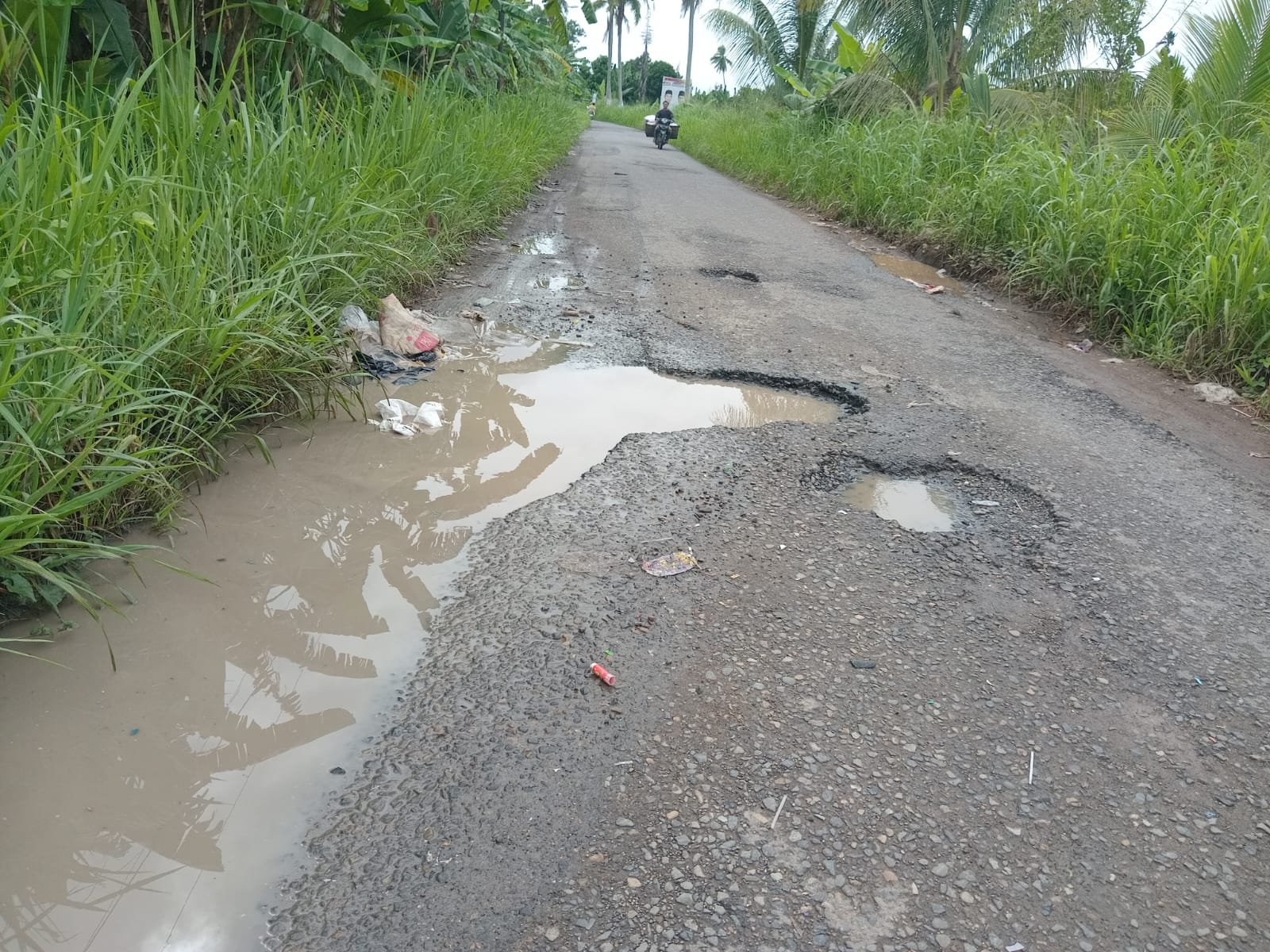 Jalan Serinanti-Pedamaran I Kian Parah, Warga Tagih Janji Perbaikan