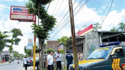 Minimarket Alfamart di Ponggok Blitar Dibobol, Sekarung Rokok Raib Digondol Maling