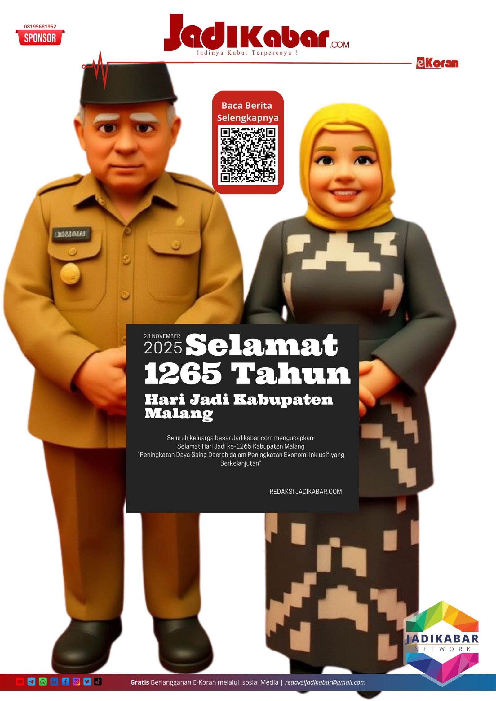 Dirgahayu Kabupaten Malang ke-1265