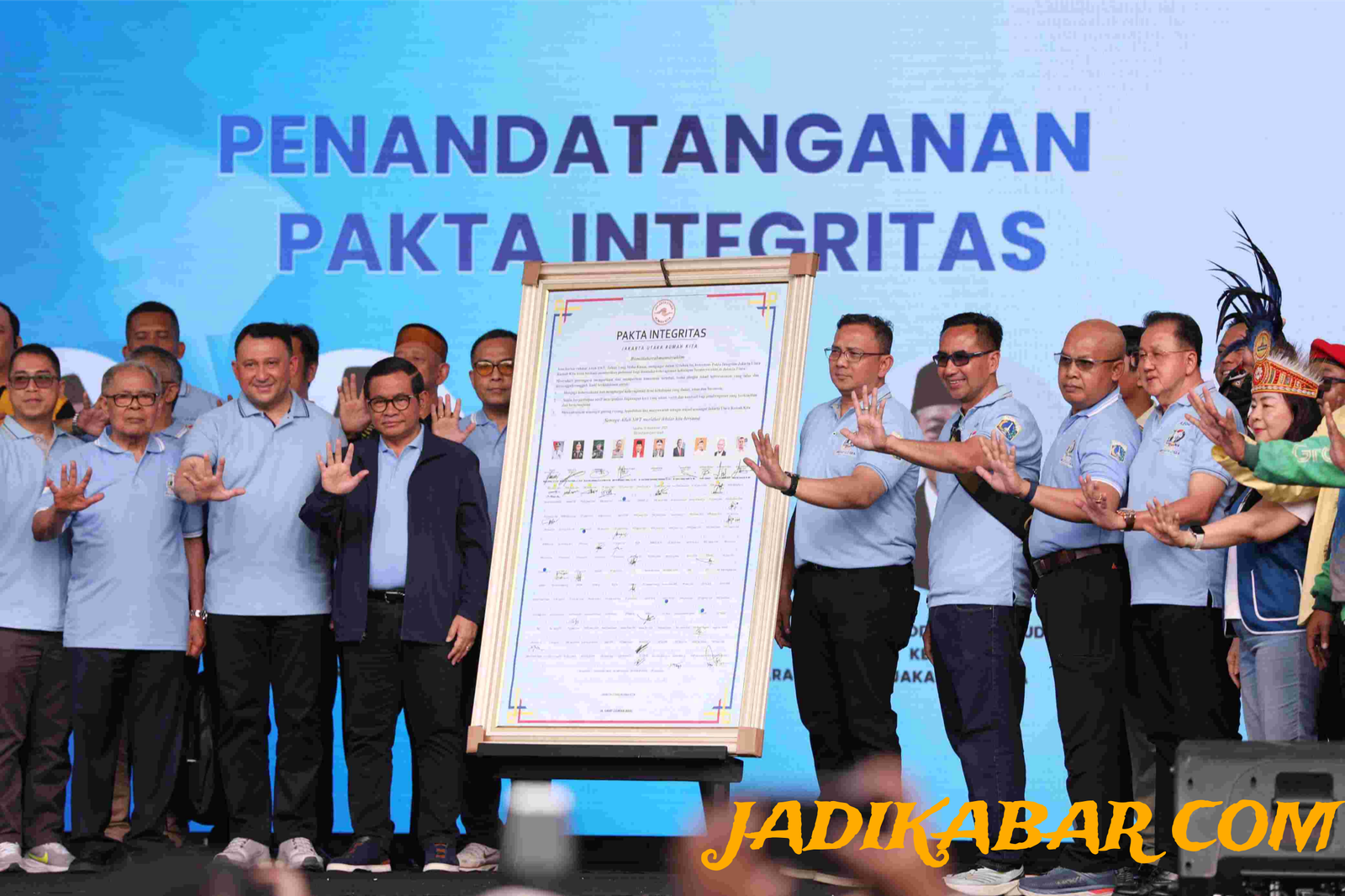 Pramono Anung Hadiri Refleksi 2025, Ajak Warga Majukan Jakut