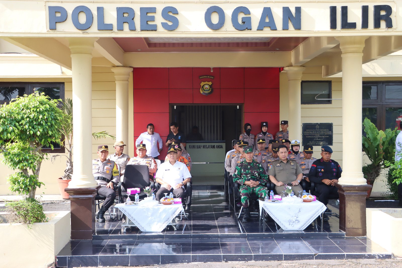 Polres Ogan Ilir Gelar Apel Kesiapan Tanggap Darurat Bencana Hidrometeorologi “Tuntut Anggota, Siap dan Siaga”