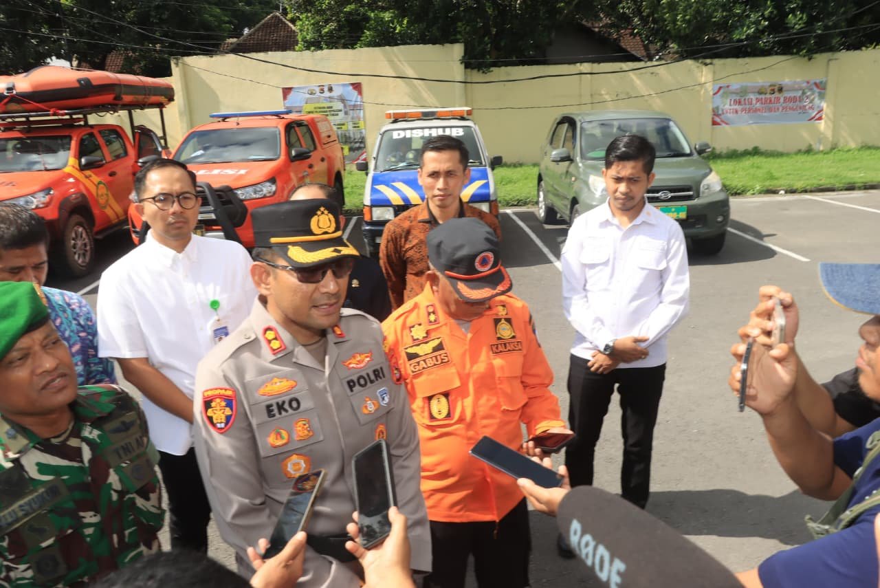 Polres Lombok Tengah Siagakan 300 Personel Gabungan Hadapi Potensi Bencana Alam