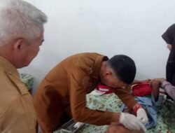 Kunjungan Kerja Bupati dan TP PKK OKI di Pedamaran