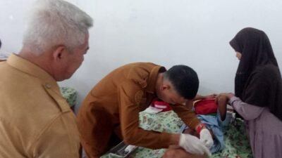 Kunjungan Kerja Bupati dan TP PKK OKI di Pedamaran