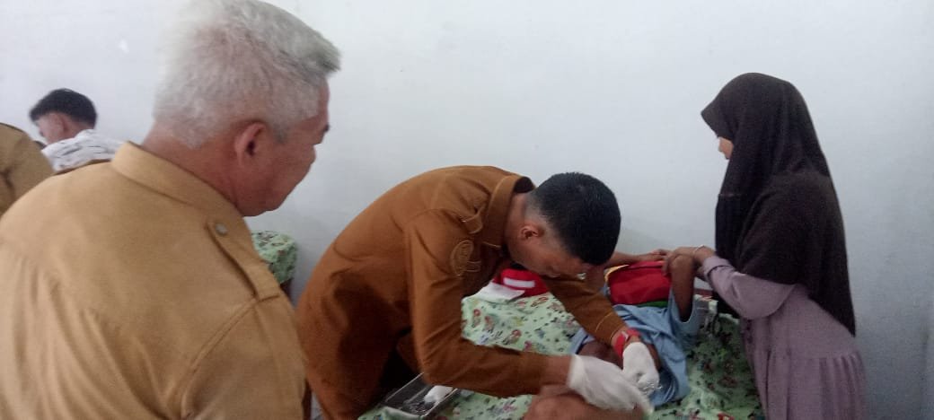 Kunjungan Kerja Bupati dan TP PKK OKI di Pedamaran