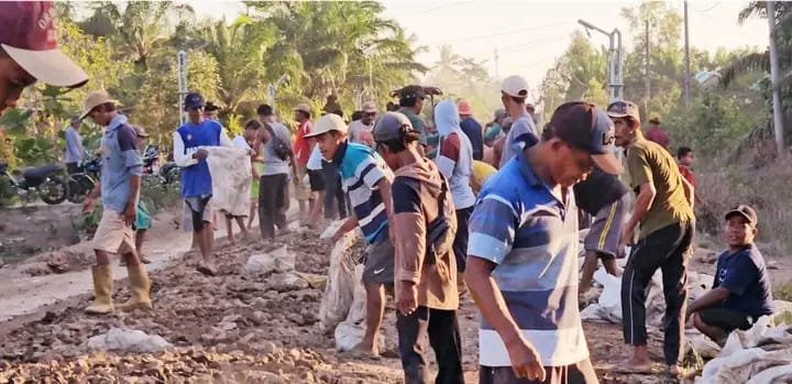Air Sugihan Membangun. Rekonstruksi Jalan Penghubung di Kerta Mukti Tingkatkan Akses Ekonomi dan Pendidikan